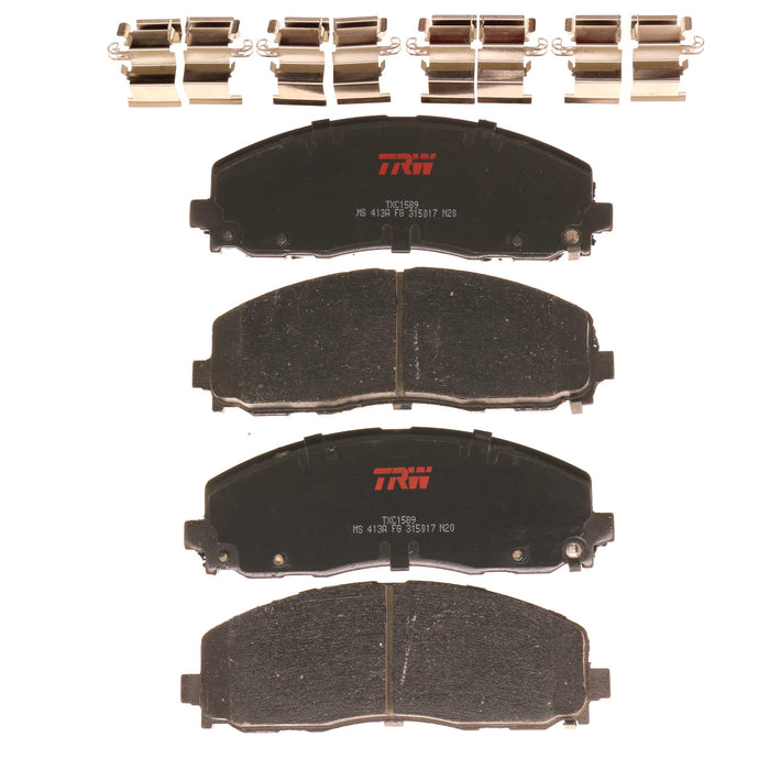 Front Disc Brake Pad Set for Dodge Grand Caravan 2012 - 2020 TRW Ultra TXC1589