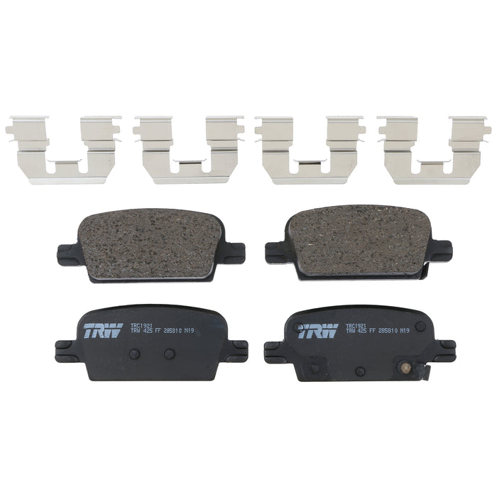 Rear Disc Brake Pad Set for Chevrolet Malibu 2016 - 2021 TRW Pro TRC1921
