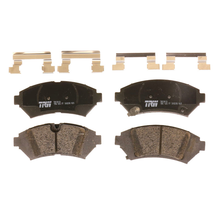 Front Disc Brake Pad Set for Chevrolet Impala 2000 - 2005 TRW  Pro TRC0818