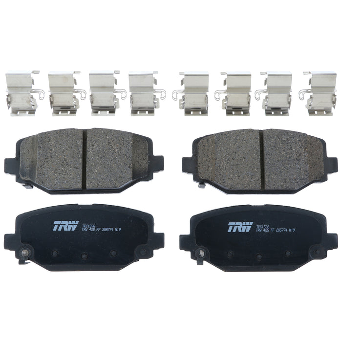 Rear Disc Brake Pad Set for Dodge Grand Caravan 2012 - 2020 TRW Pro TRC1596