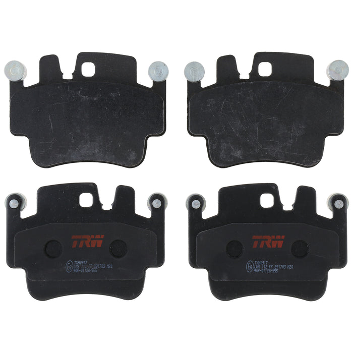 Rear, Front Disc Brake Pad Set for Porsche 911 1999 - 2005 TRW Ultra TXH0917