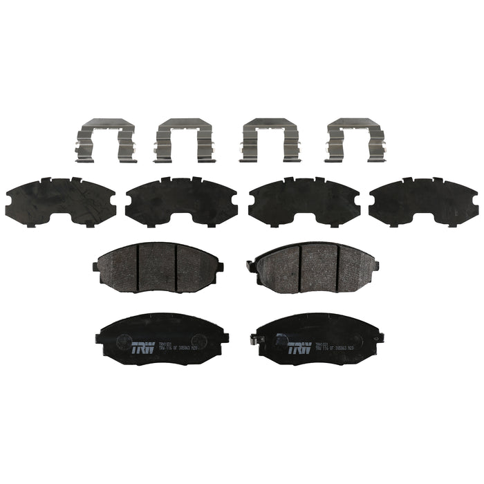 Front Disc Brake Pad Set for Suzuki Verona 2004 - 2006 TRW Pro TRH1031