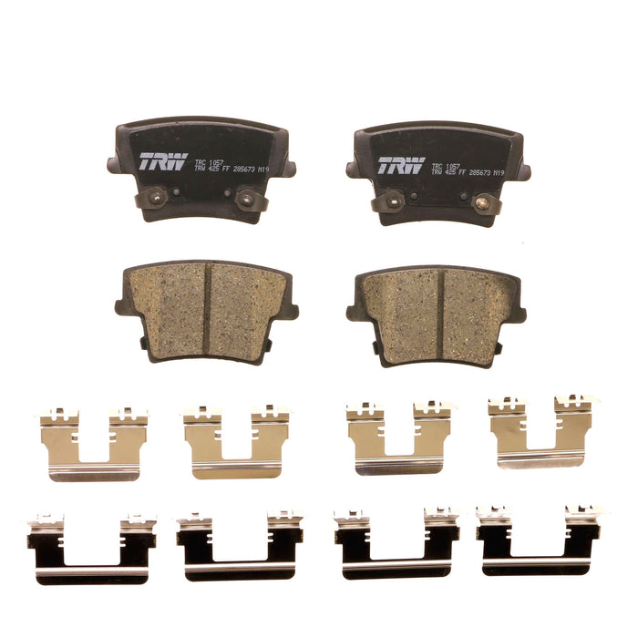 Rear Disc Brake Pad Set for Dodge Charger 2006 - 2020 TRW Pro TRC1057