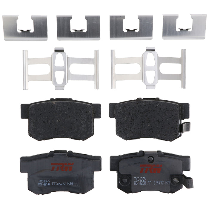 Rear Disc Brake Pad Set for Acura Legend 1987 - 1990 TRW Ultra TXC0365