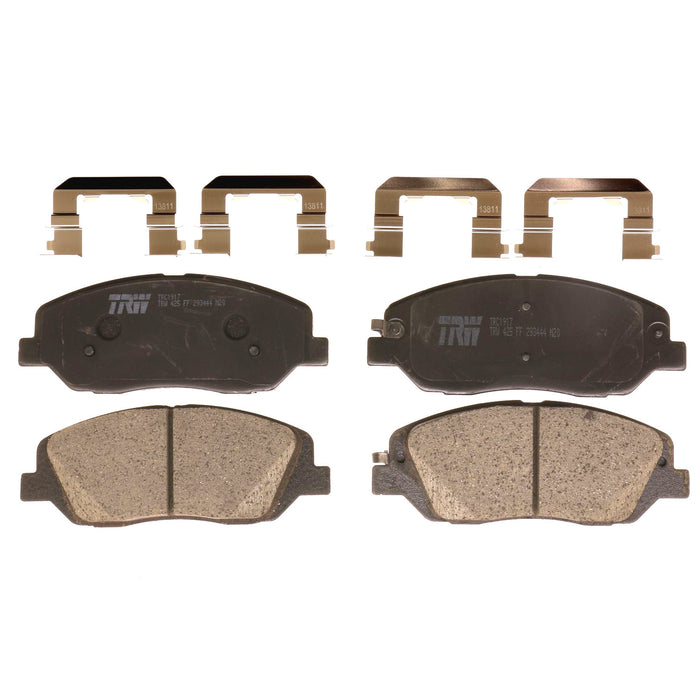Front Disc Brake Pad Set for Hyundai Santa Fe 2017 - 2018 TRW Pro TRC1917
