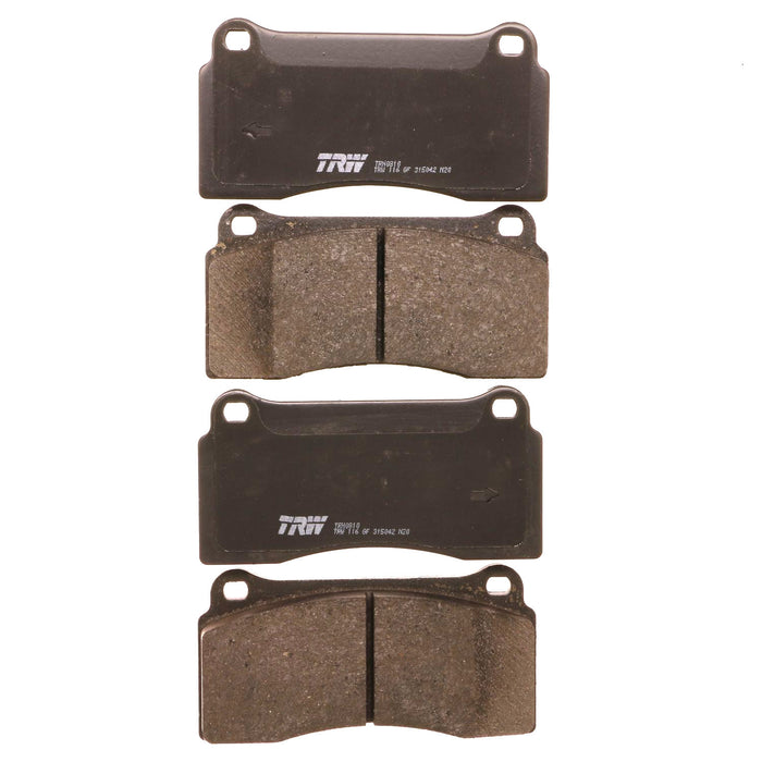 Front Disc Brake Pad Set for Jaguar XKR 2002 - 2006 TRW Pro TRH0810