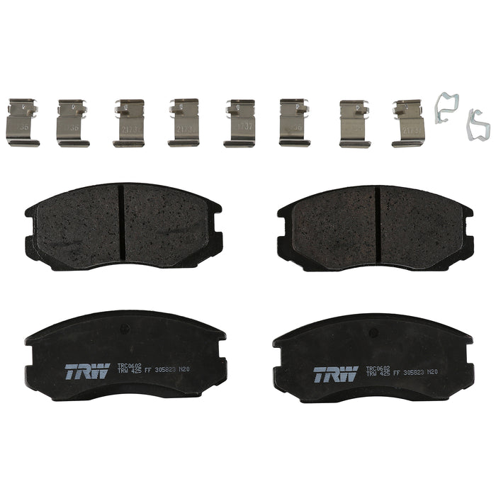 Front Disc Brake Pad Set for Mitsubishi Mirage 1993 - 1996 TRW Pro TRC0602