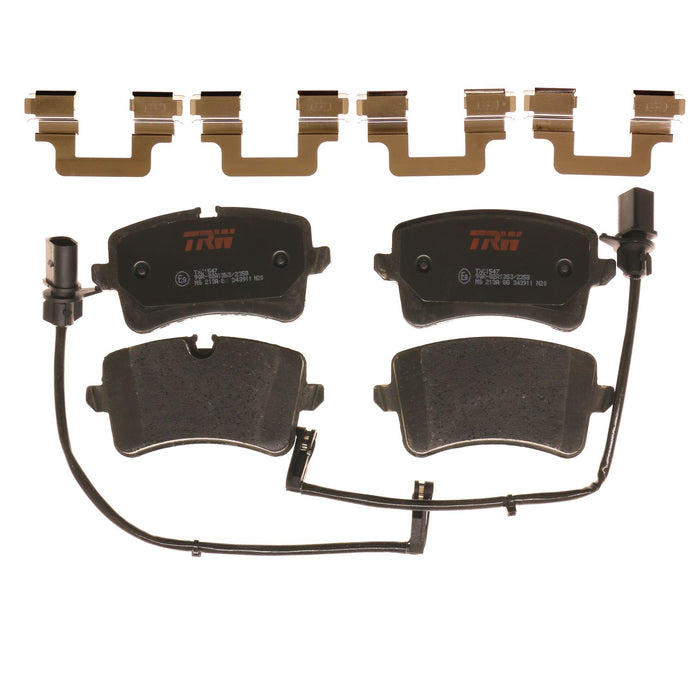Rear Disc Brake Pad Set for Audi A8 Quattro 2015 - 2018 TRW Ultra TXC1547