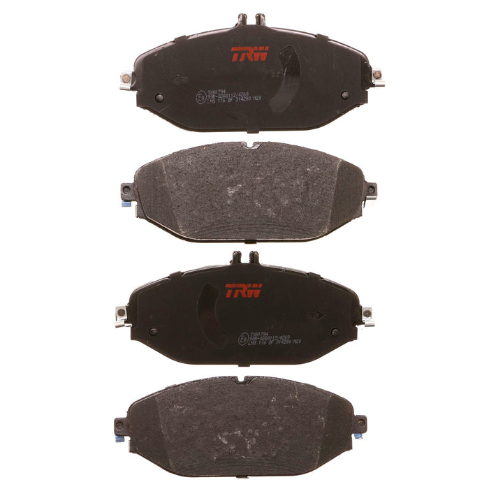 Front Disc Brake Pad Set for Mercedes-Benz C300 2015 - 2021 TRW Ultra TXH1794