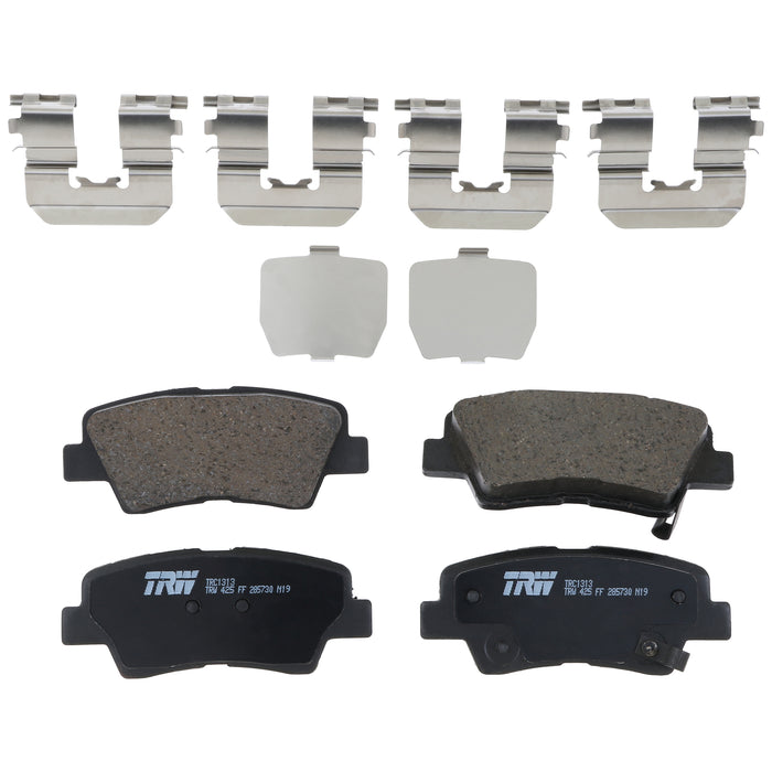 Rear Disc Brake Pad Set for Jeep Cherokee 2014 - 2021 TRW Pro TRC1734