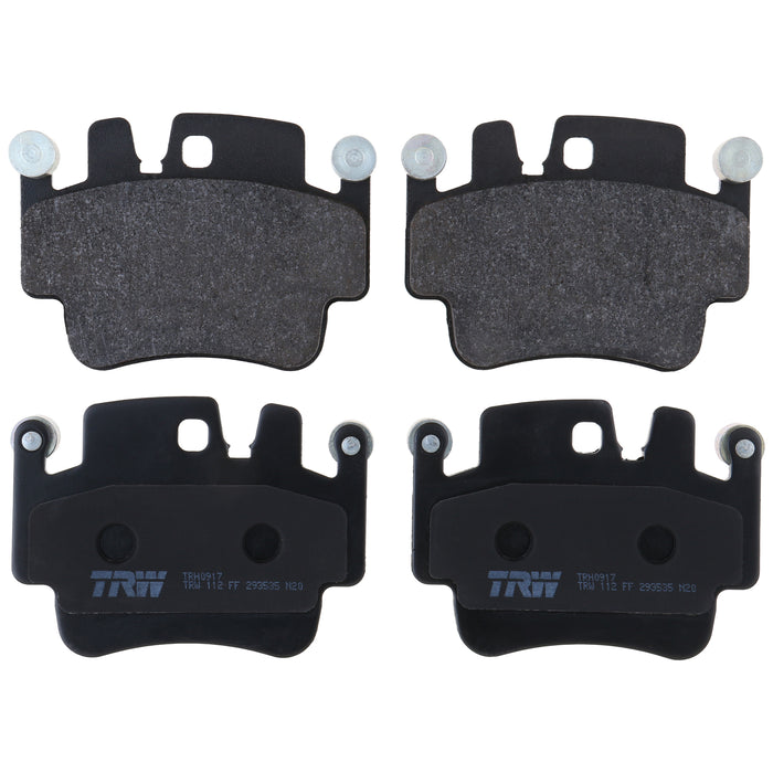 Rear, Front Disc Brake Pad Set for Porsche 911 1999 - 2005 TRW Pro TRH0917
