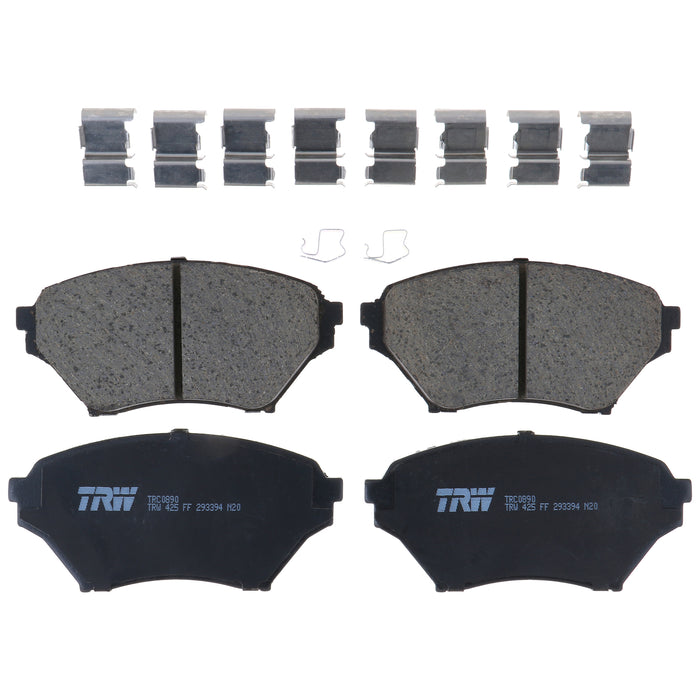 Front Disc Brake Pad Set for Mazda Miata 2001 - 2005 TRW Pro TRC0890