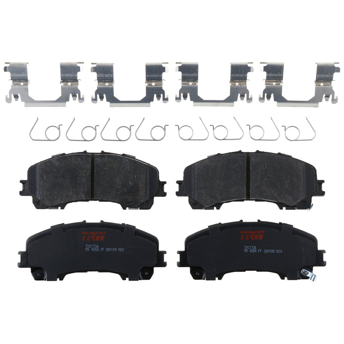 Front Disc Brake Pad Set for Nissan Rogue 2014 - 2019 TRW Ultra TXC1736