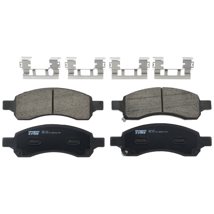 Front Disc Brake Pad Set for Chevrolet Trailblazer 2006 - 2009 TRW Pro TRC1169