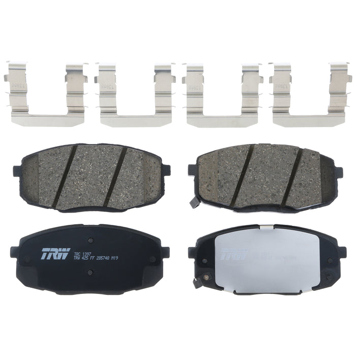 Front Disc Brake Pad Set for Hyundai Elantra 2009 - 2012 TRW Pro TRC1397