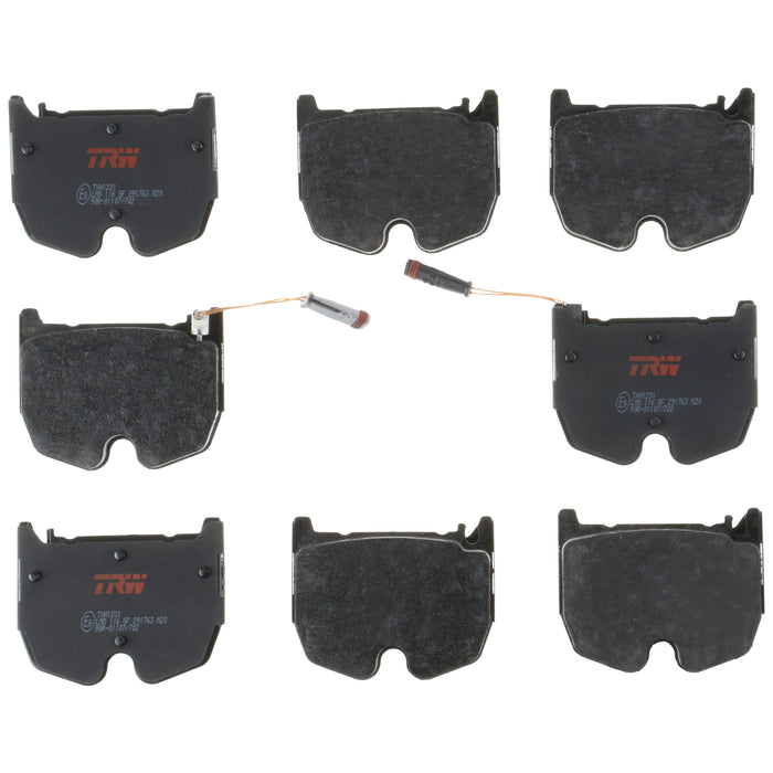 Front Disc Brake Pad Set for Mercedes-Benz SL55 AMG 2003 - 2006 TRW Ultra TXH1231