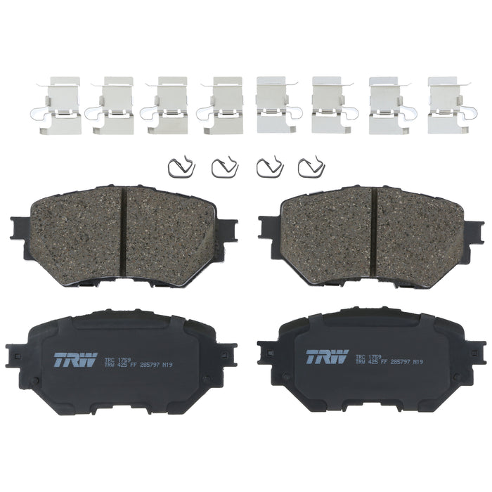 Front Disc Brake Pad Set for Mazda 3 2014 - 2018 TRW Pro TRC1759
