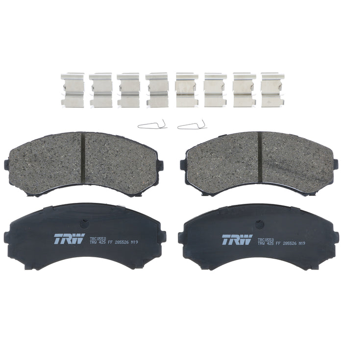 Front Disc Brake Pad Set for Mazda MPV 1992 - 1993 TRW Pro TRC0550