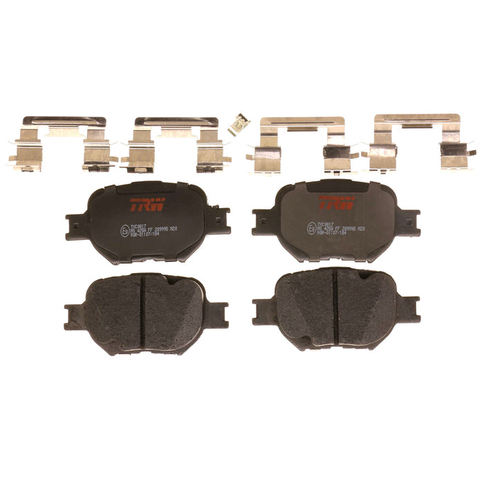 Front Disc Brake Pad Set for Scion tC 2005 - 2010 TRW Ultra TXC0817