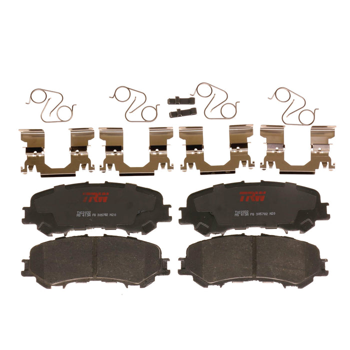 Rear Disc Brake Pad Set for Nissan TITAN 2017 - 2019 TRW Ultra TXC2032