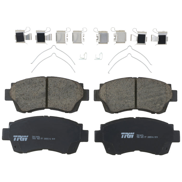 Front Disc Brake Pad Set for Toyota Camry 1991 - 1995 TRW Pro TRC0476