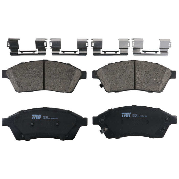 Front Disc Brake Pad Set for Cadillac SRX 2010 - 2016 TRW Pro TRC1422