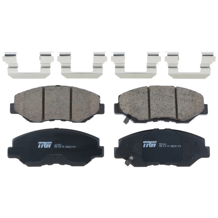 Front Disc Brake Pad Set for Honda Pilot 2003 - 2008 TRW Pro TRC0943