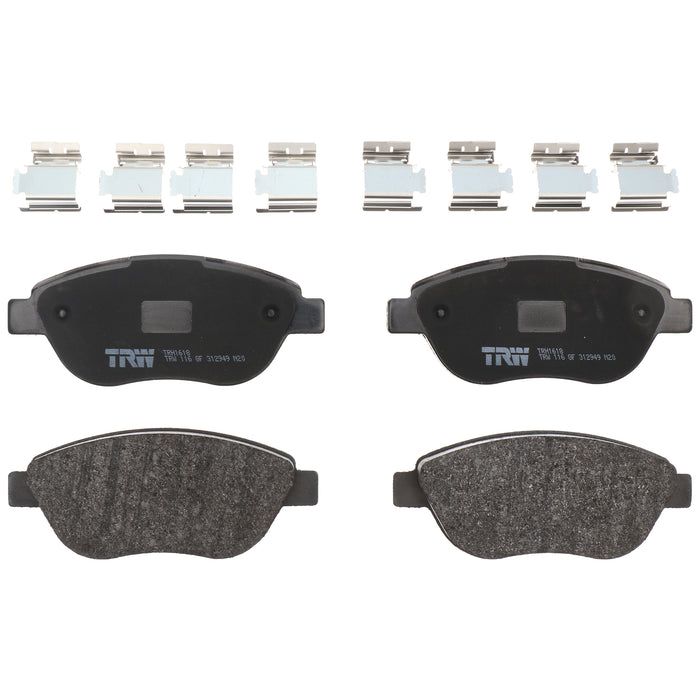 Front Disc Brake Pad Set for Fiat 500 2012 - 2013 TRW Pro TRH1618
