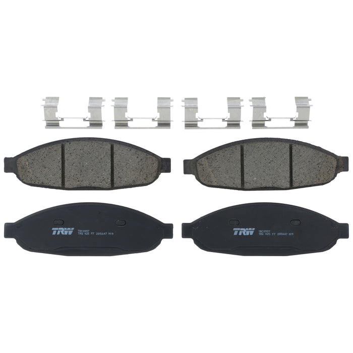 Front Disc Brake Pad Set for Chrysler Pacifica 2004 - 2008 TRW Pro TRC0997