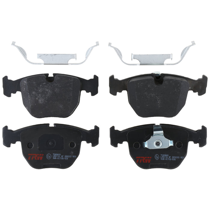 Front Disc Brake Pad Set for BMW X5 2000 - 2006 TRW  Ultra TXH0681
