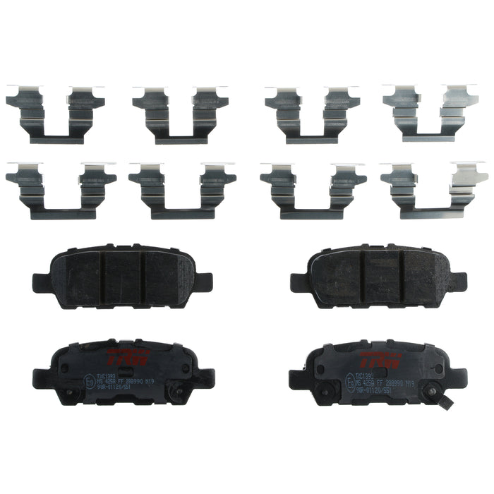 Rear Disc Brake Pad Set for Nissan Altima 2010 - 2020 TRW Ultra TXC1393
