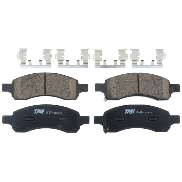 Front Disc Brake Pad Set for Chevrolet Traverse 2009 - 2017 TRW Pro TRC1169A