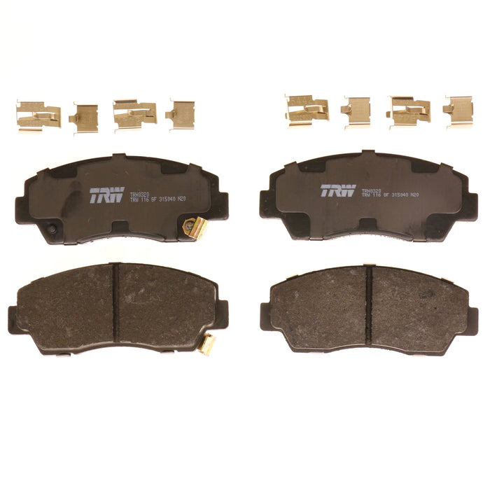 Front Disc Brake Pad Set for Mazda B2200 1987 - 1993 TRW Pro TRH0320