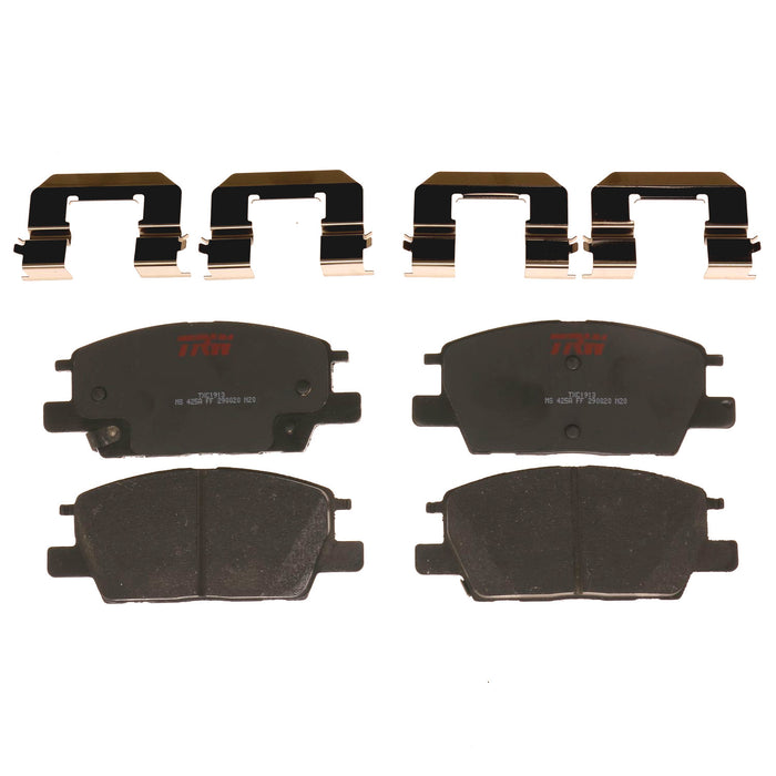 Front Disc Brake Pad Set for Chevrolet Equinox 2018 - 2020 TRW Ultra TXC1913