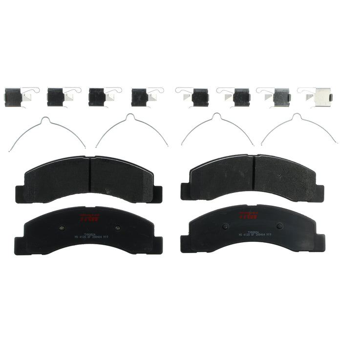 Front Disc Brake Pad Set for Ford F-250 Super Duty 1999 - 2004 TRW Ultra TXM0824