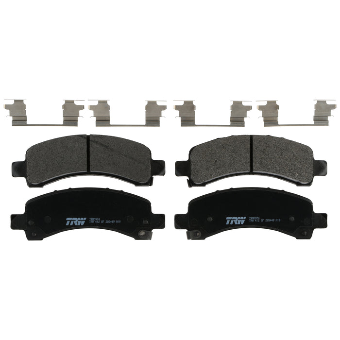 Rear Disc Brake Pad Set for Chevrolet Express 2500 2003 - 2020 TRW Pro TRM0974