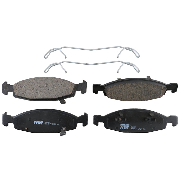 Front Disc Brake Pad Set for Jeep Grand Cherokee 1999 - 2002 TRW Pro TRC0790