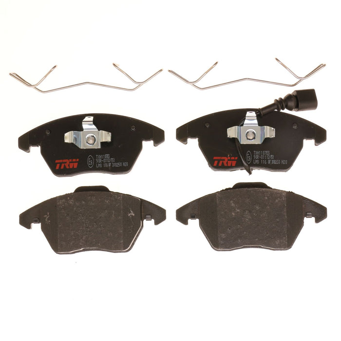 Front Disc Brake Pad Set for Volkswagen Jetta 2005 - 2013 TRW Ultra TXH1107ES