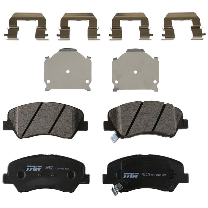 Front Disc Brake Pad Set for Hyundai Accent 2012 - 2017 TRW Pro TRC1593