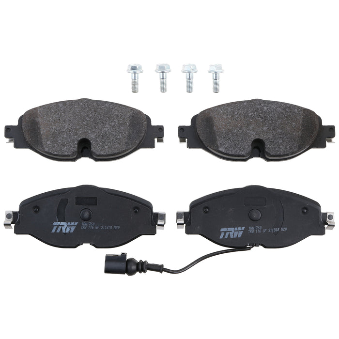 Front Disc Brake Pad Set for Volkswagen Jetta 2019 - 2021 TRW Pro TRH1760
