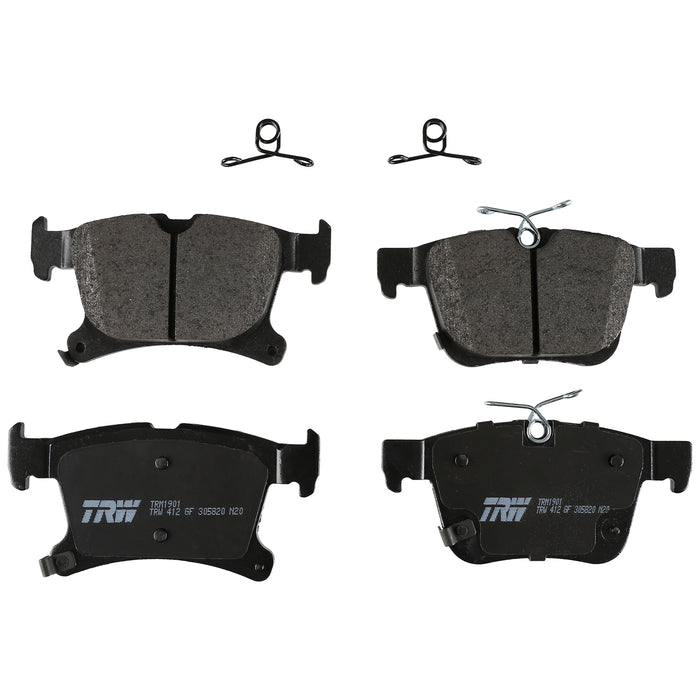 Rear Disc Brake Pad Set for Chrysler Pacifica 2017 - 2020 TRW Pro TRM1901
