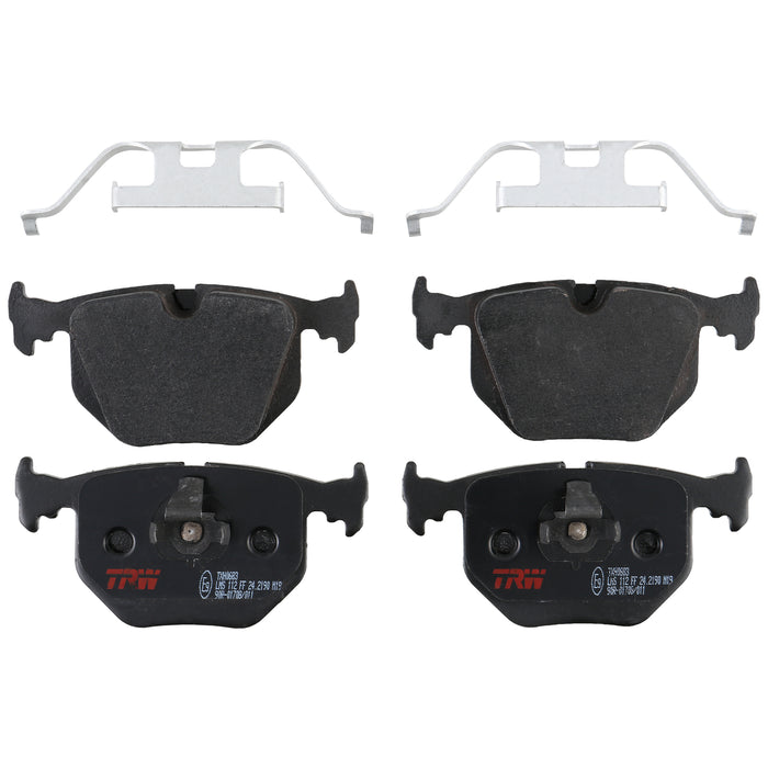 Rear Disc Brake Pad Set for BMW X5 2000 - 2006 TRW Ultra TXH0683