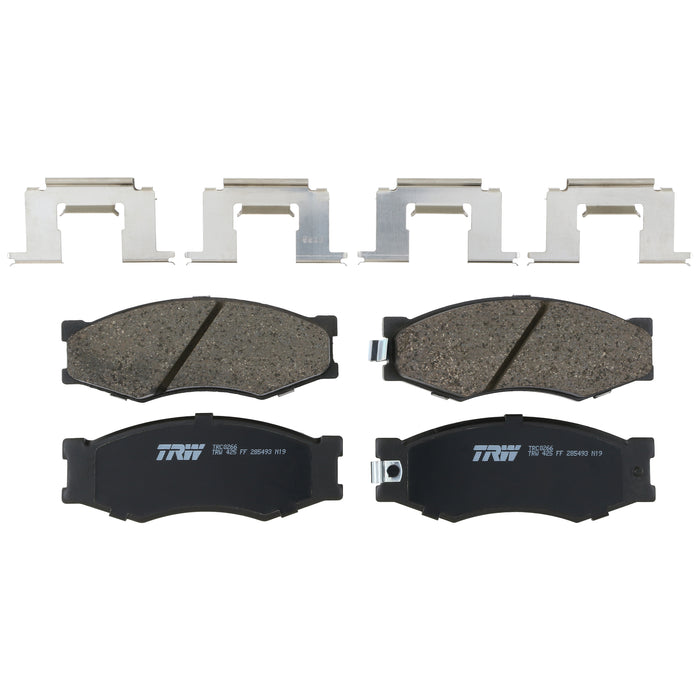 Front Disc Brake Pad Set for Nissan Pickup 1996 - 1997 TRW Pro TRC0266