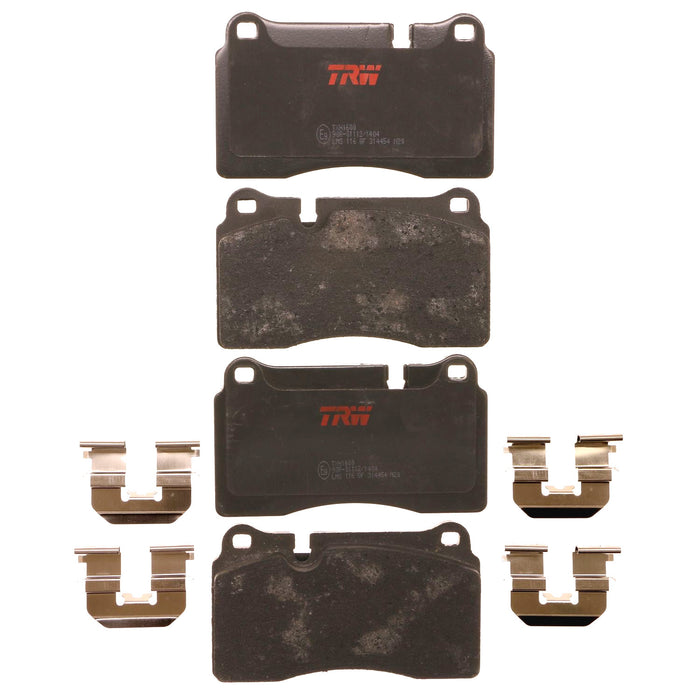 Front Disc Brake Pad Set for Audi TT RS Quattro 2012 - 2013 TRW Ultra TXH1600