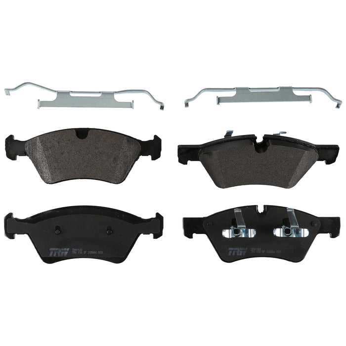 Front Disc Brake Pad Set for Mercedes-Benz ML350 2006 - 2011 TRW Pro TRH1123