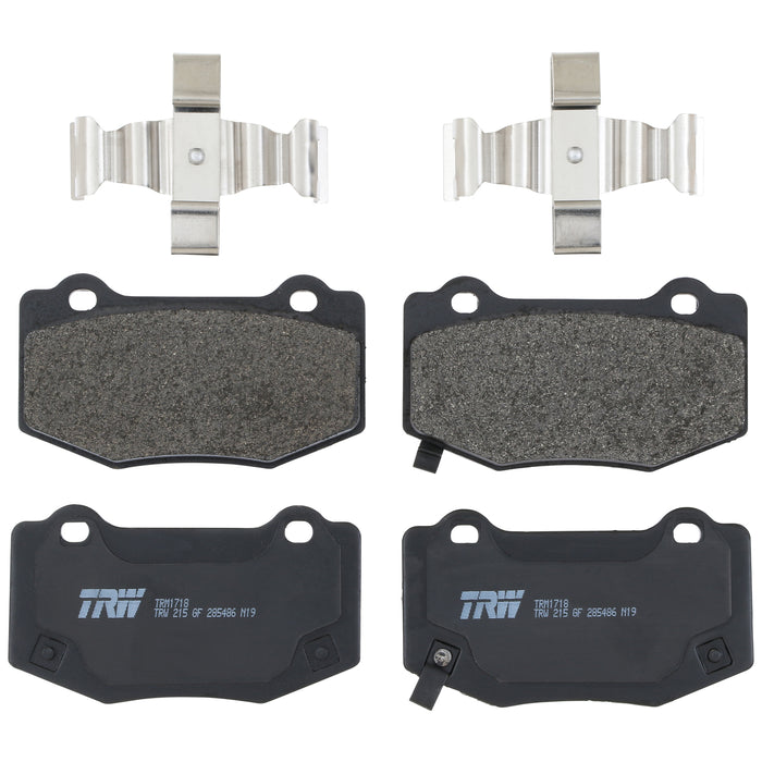 Rear Disc Brake Pad Set for Chevrolet Corvette 2014 - 2019 TRW Pro TRM1718