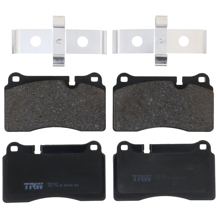 Front Disc Brake Pad Set for Land Rover Range Rover Sport 2006 - 2009 TRW Pro TRH1263