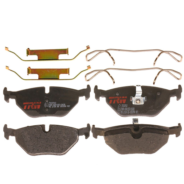 Rear Disc Brake Pad Set for BMW 325i 2001 - 2005 TRW Ultra TXC0763