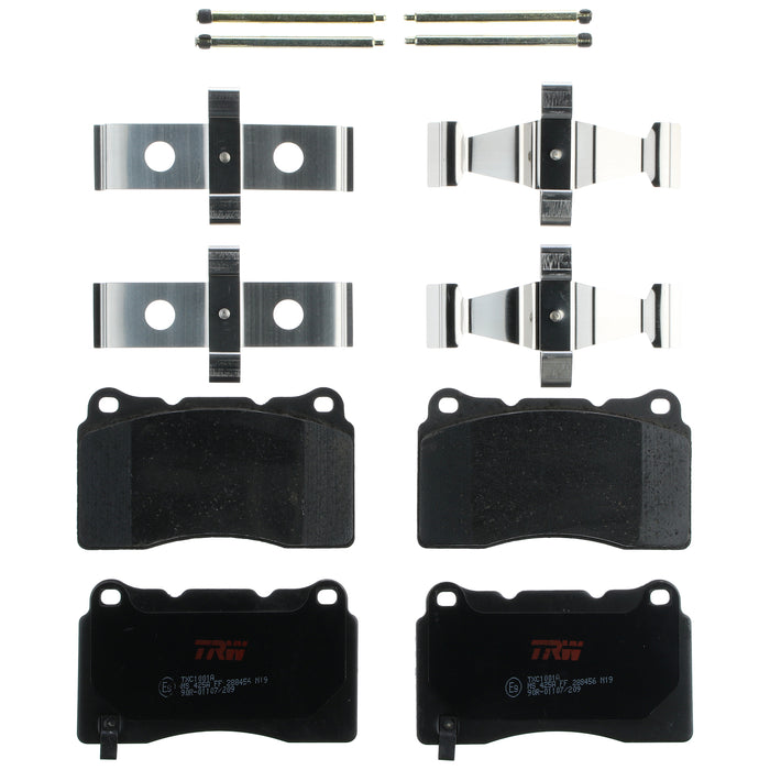 Rear, Front Disc Brake Pad Set for Subaru Impreza 2004 - 2014 TRW Ultra TXC1001A