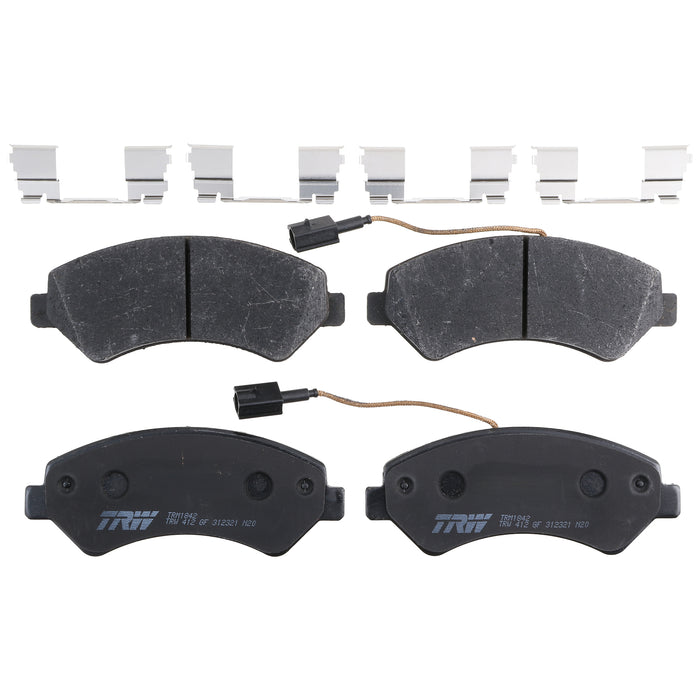 Front Disc Brake Pad Set for Ram ProMaster 1500 2014 - 2024 TRW Pro TRM1842